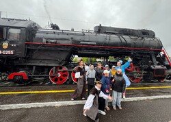 Благотворительная поездка на ретро-поезде от Делового журнала Меркурий ВТПП и турагентства ТОП ТУР